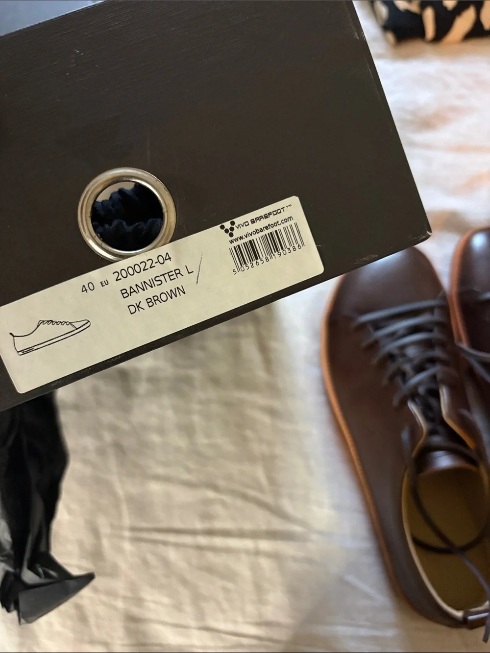 Vivo Barefoot Bannister L Dark Brown Leather Men's Shoes